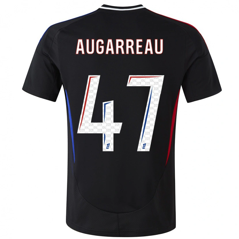 Danxen Mujer Camiseta Sofiane Augarreau #47 Negro 2ª Equipación 2024/25 La Camisa