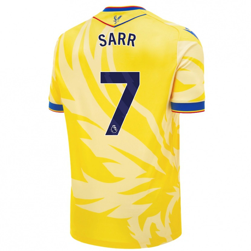 Danxen Mujer Camiseta Ismaïla Sarr #7 Amarillo 2ª Equipación 2024/25 La Camisa