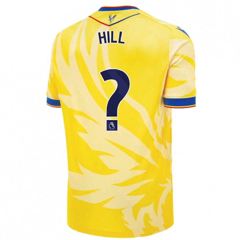 Danxen Mujer Camiseta Marcus Hill #0 Amarillo 2ª Equipación 2024/25 La Camisa