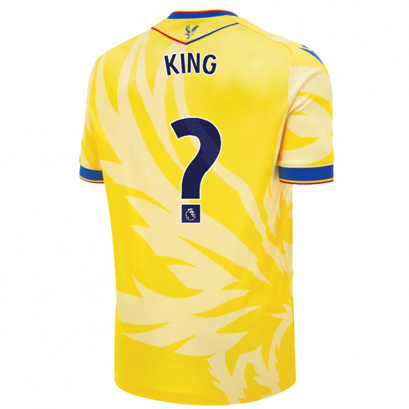 Danxen Mujer Camiseta George King #0 Amarillo 2ª Equipación 2024/25 La Camisa