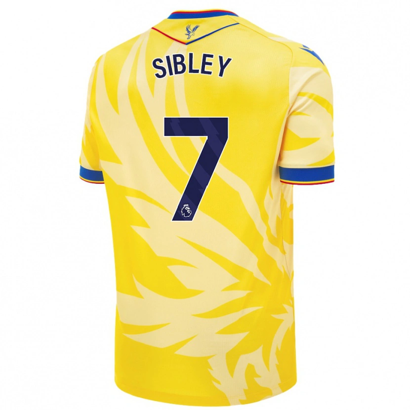 Danxen Mujer Camiseta Isabella Sibley #7 Amarillo 2ª Equipación 2024/25 La Camisa