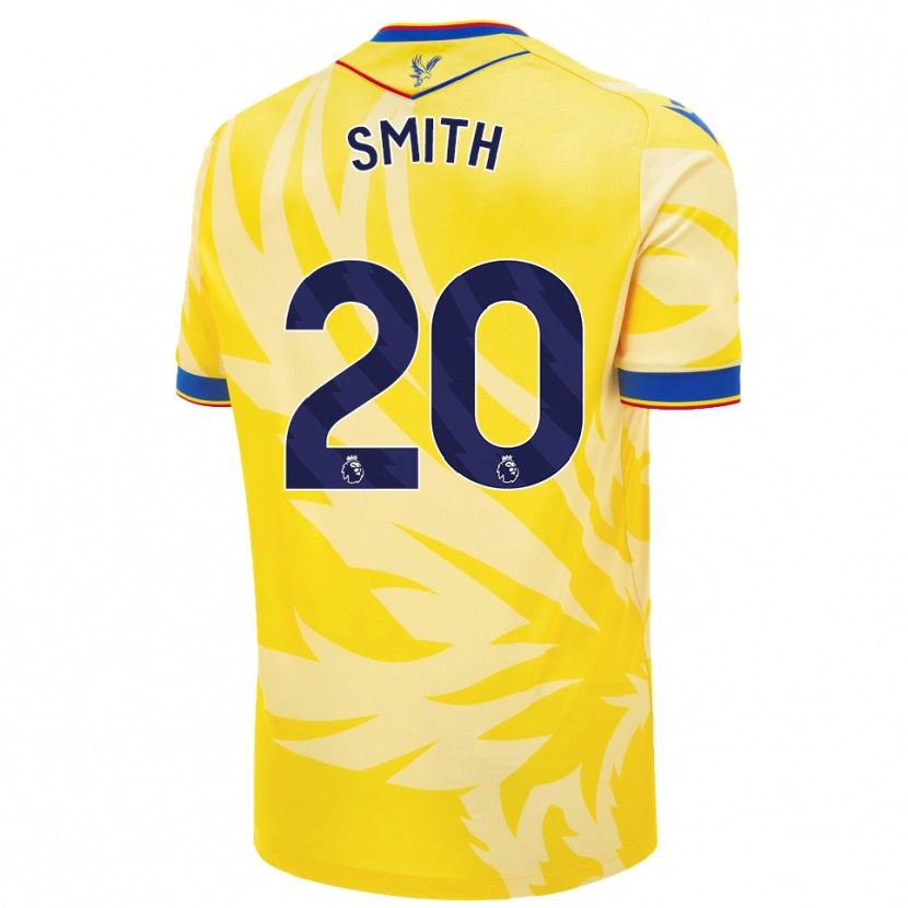 Danxen Mujer Camiseta Hope Smith #20 Amarillo 2ª Equipación 2024/25 La Camisa