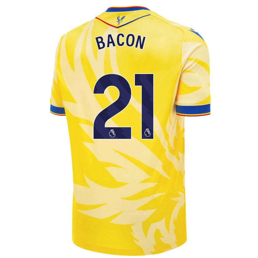 Danxen Mujer Camiseta Skye Bacon #21 Amarillo 2ª Equipación 2024/25 La Camisa