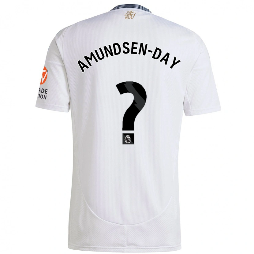 Danxen Mujer Camiseta Ethan Amundsen-Day #0 Blanco 2ª Equipación 2024/25 La Camisa