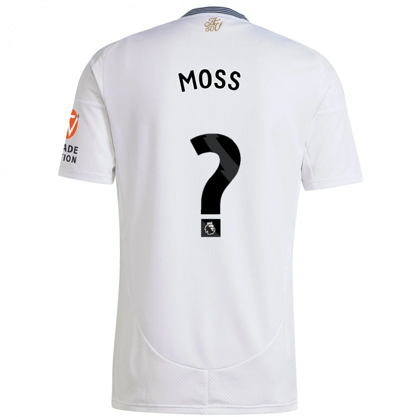 Danxen Mujer Camiseta Lennon Moss #0 Blanco 2ª Equipación 2024/25 La Camisa