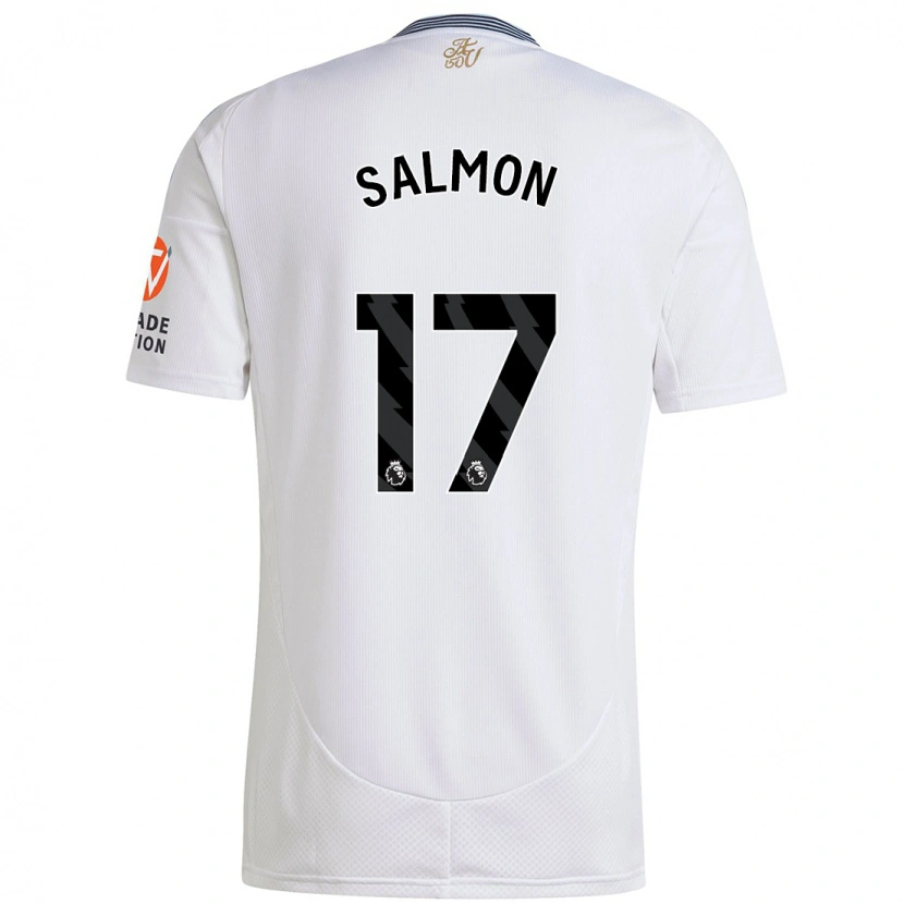 Danxen Mujer Camiseta Ebony Salmon #17 Blanco 2ª Equipación 2024/25 La Camisa