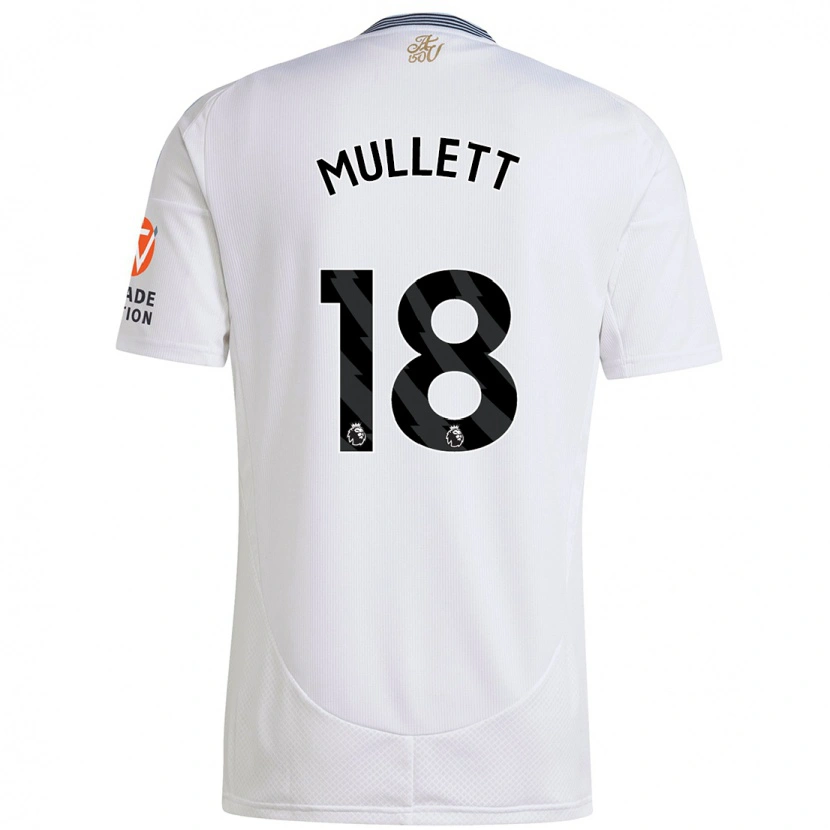 Danxen Mujer Camiseta Georgia Mullett #18 Blanco 2ª Equipación 2024/25 La Camisa