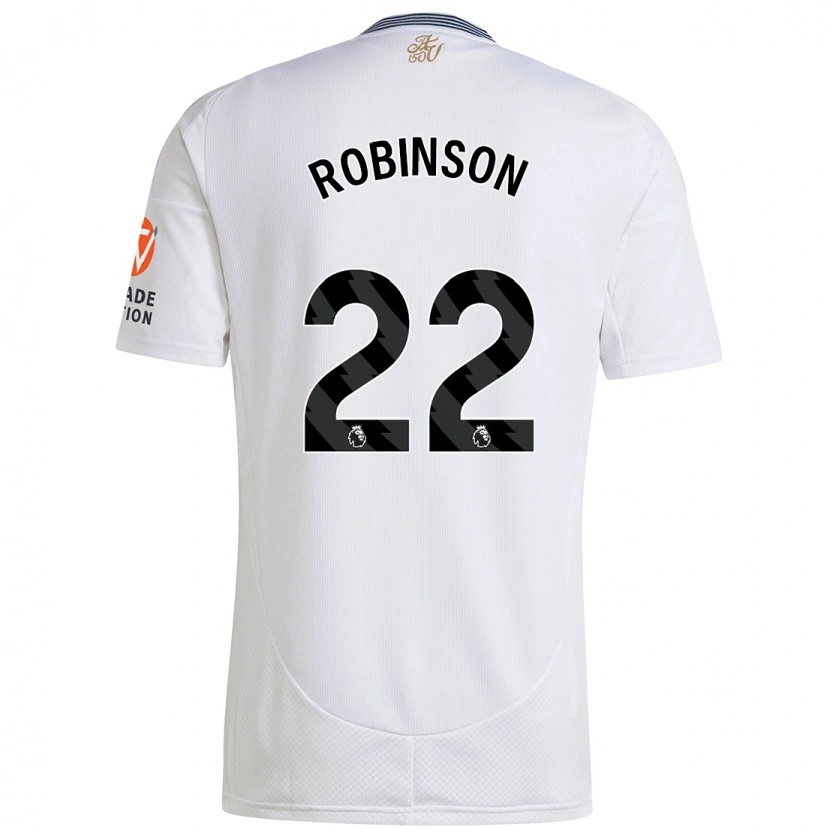 Danxen Mujer Camiseta Katie Robinson #22 Blanco 2ª Equipación 2024/25 La Camisa
