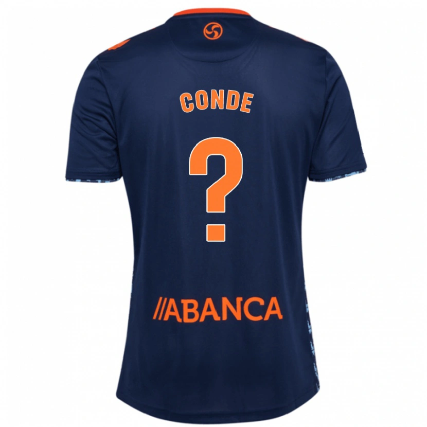 Danxen Mujer Camiseta Miguel Conde #0 Azul Marino 2ª Equipación 2024/25 La Camisa