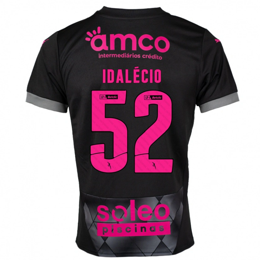 Danxen Mujer Camiseta Idalécio #52 Negro Rosa 2ª Equipación 2024/25 La Camisa