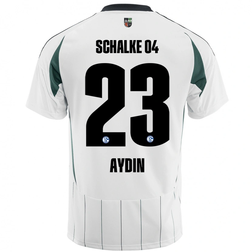 Danxen Mujer Camiseta Mehmet Aydın #23 Blanco Verde 2ª Equipación 2024/25 La Camisa