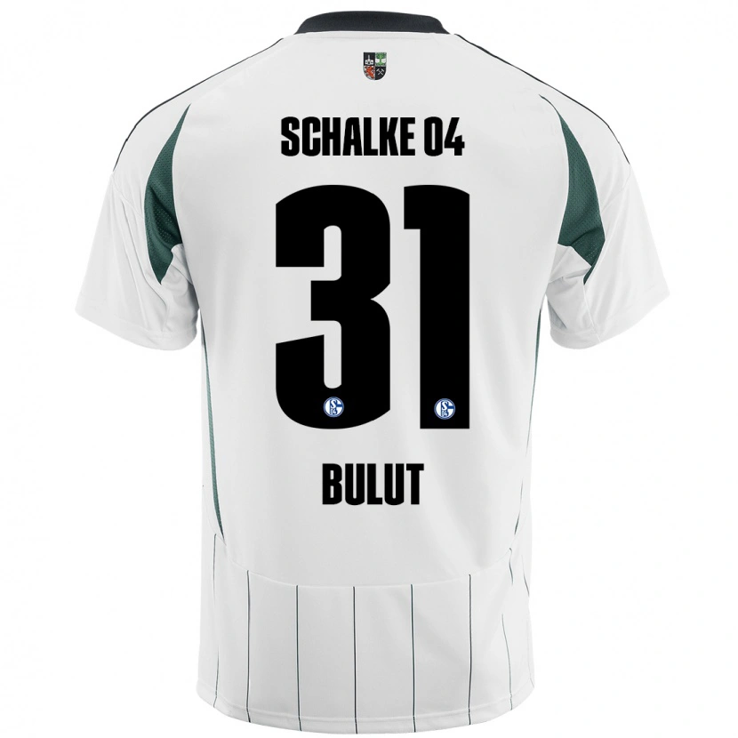 Danxen Mujer Camiseta Taylan Bulut #31 Blanco Verde 2ª Equipación 2024/25 La Camisa