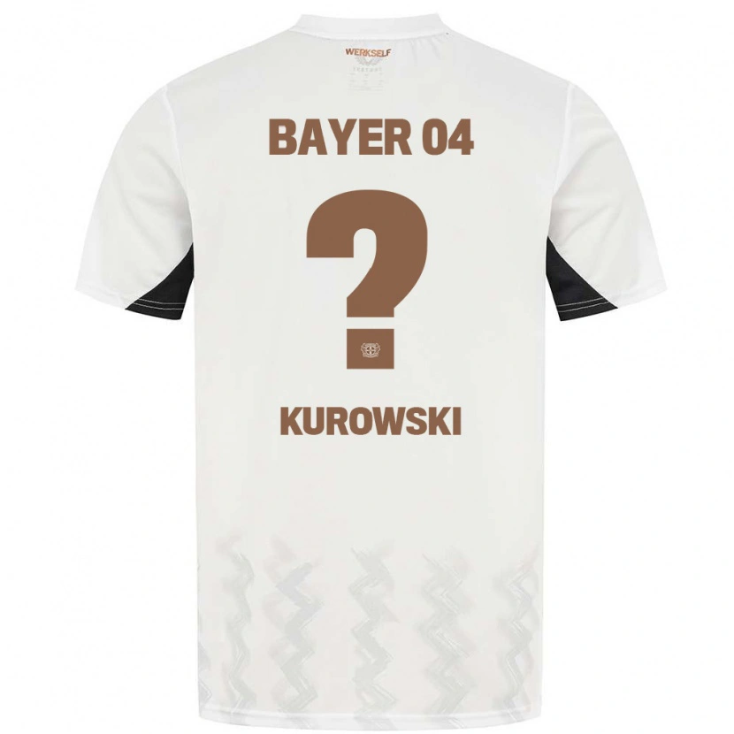 Danxen Mujer Camiseta Julien Kurowski #0 Blanco Negro 2ª Equipación 2024/25 La Camisa