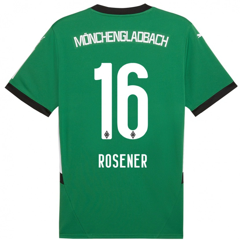 Danxen Mujer Camiseta Chiara Rösener #16 Verde Blanco 2ª Equipación 2024/25 La Camisa