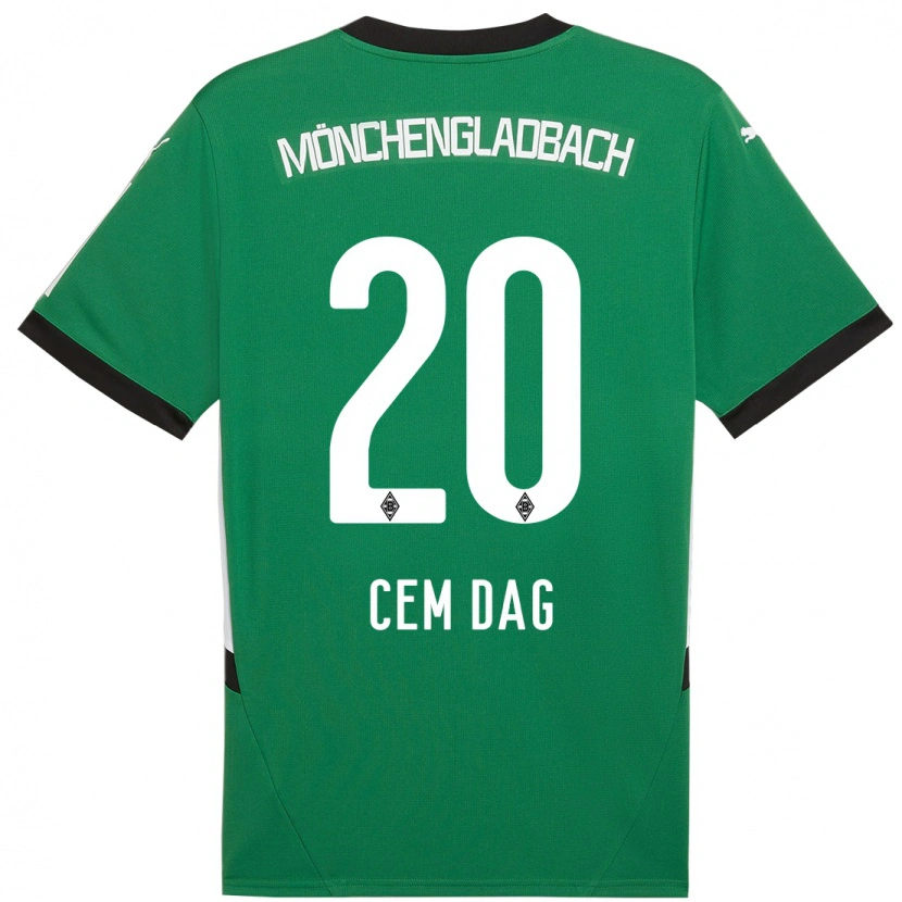 Danxen Mujer Camiseta Cem Dag #20 Verde Blanco 2ª Equipación 2024/25 La Camisa