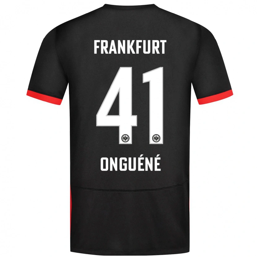 Danxen Mujer Camiseta Jérôme Onguéné #41 Negro 2ª Equipación 2024/25 La Camisa