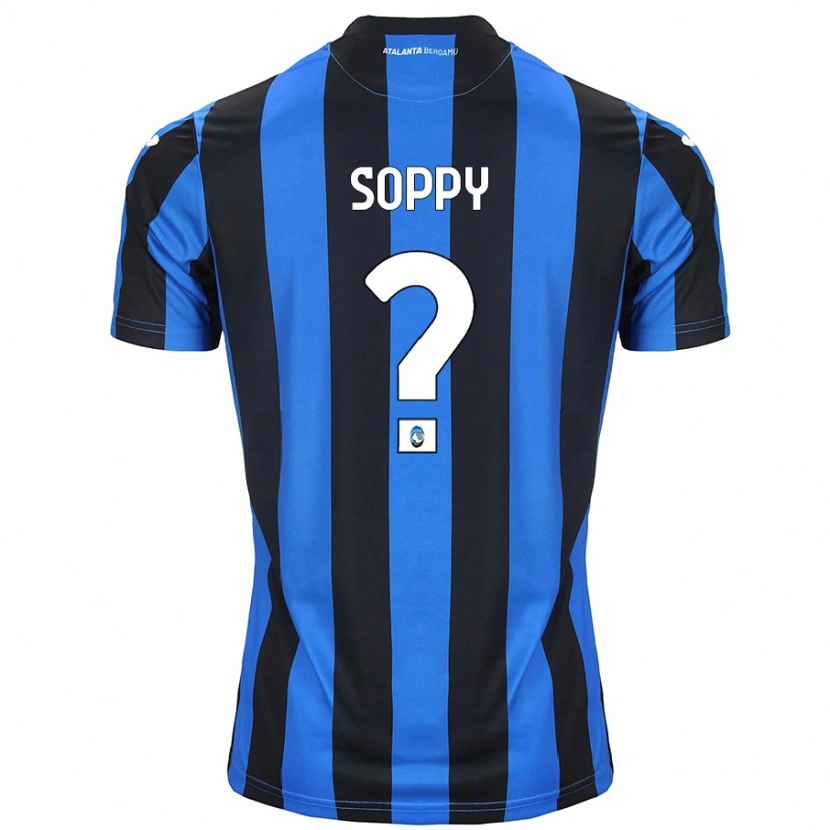 Danxen Niño Camiseta Brandon Soppy #0 Azul Negro 1ª Equipación 2024/25 La Camisa