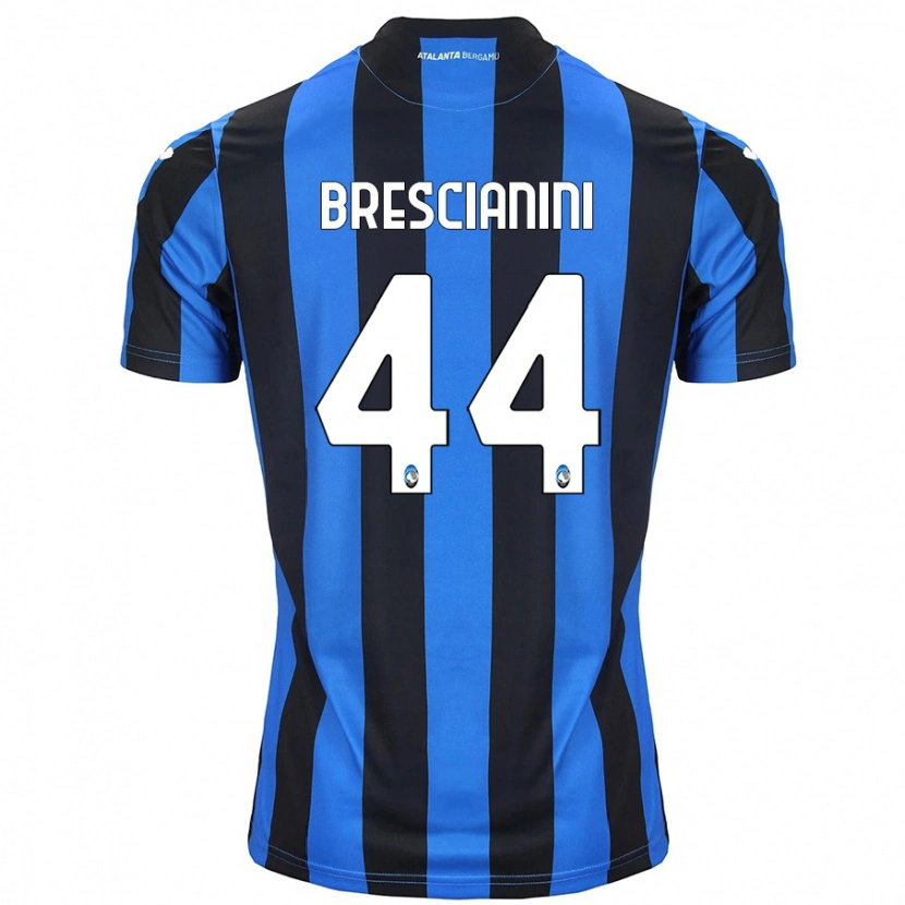 Danxen Niño Camiseta Marco Brescianini #44 Azul Negro 1ª Equipación 2024/25 La Camisa
