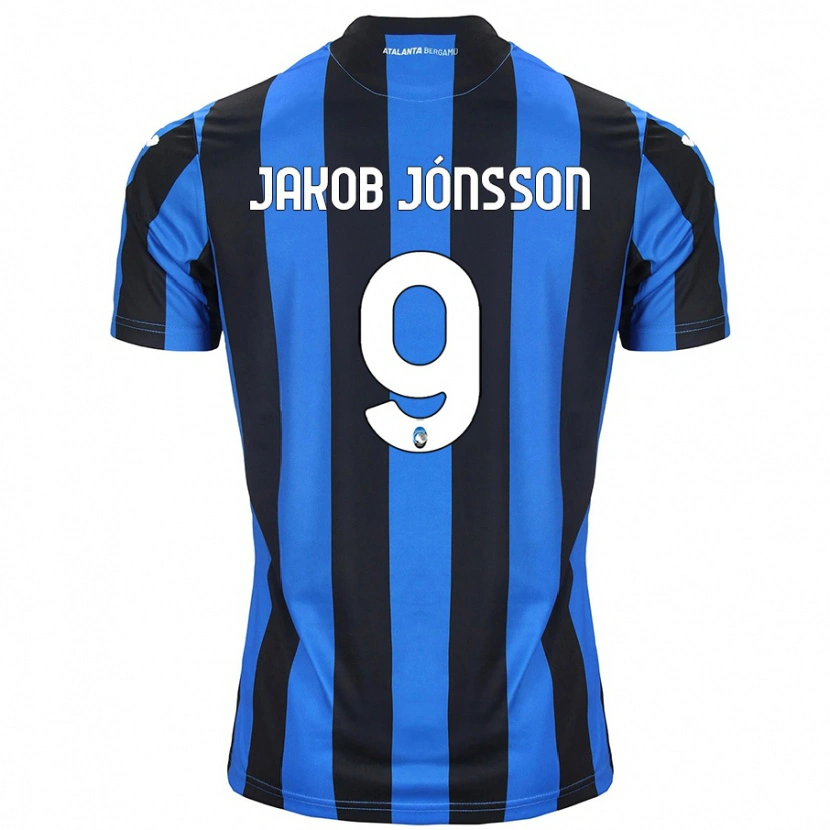 Danxen Niño Camiseta Birkir Jakob Jónsson #9 Azul Negro 1ª Equipación 2024/25 La Camisa