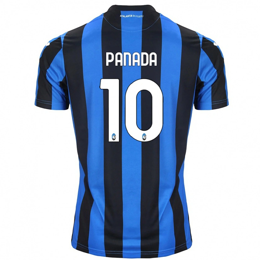 Danxen Niño Camiseta Simone Panada #10 Azul Negro 1ª Equipación 2024/25 La Camisa