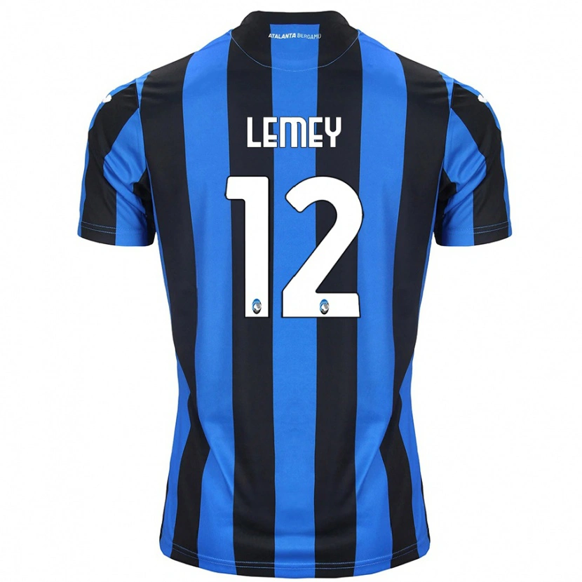 Danxen Niño Camiseta Diede Lemey #12 Azul Negro 1ª Equipación 2024/25 La Camisa
