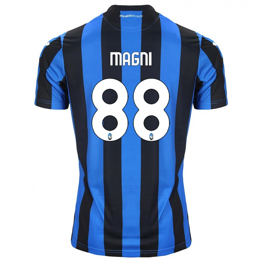 Danxen Niño Camiseta Gloria Magni #88 Azul Negro 1ª Equipación 2024/25 La Camisa