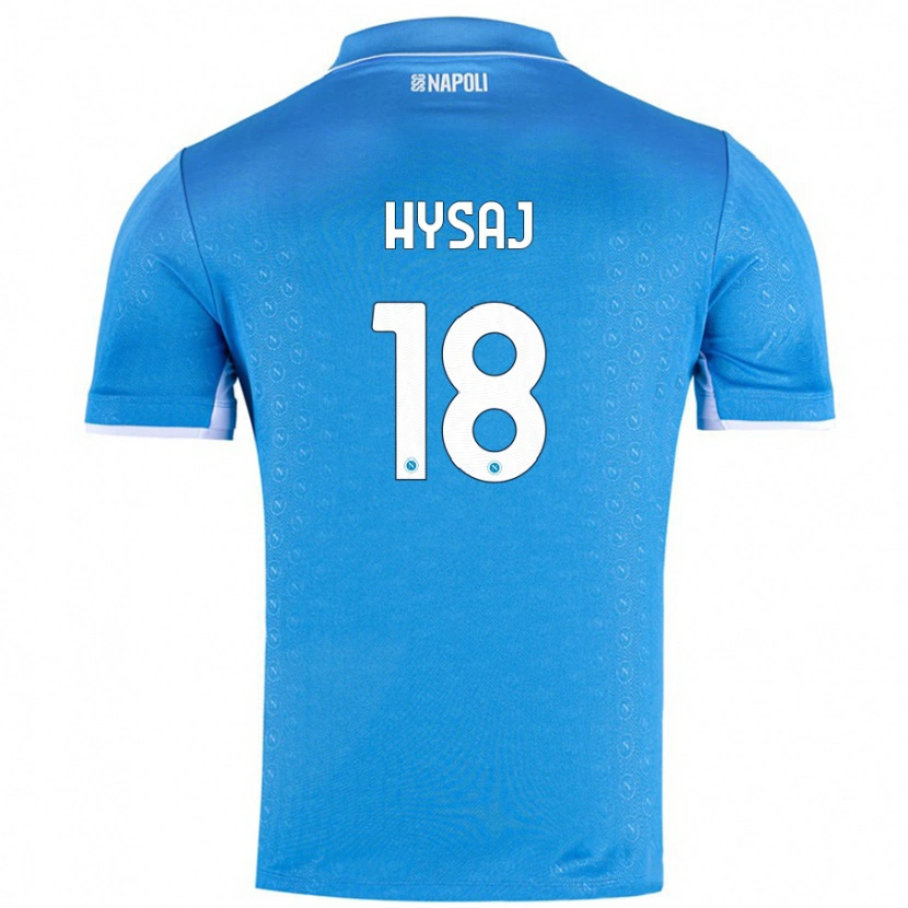 Danxen Niño Camiseta Daniel Hysaj #18 Azul Cielo 1ª Equipación 2024/25 La Camisa
