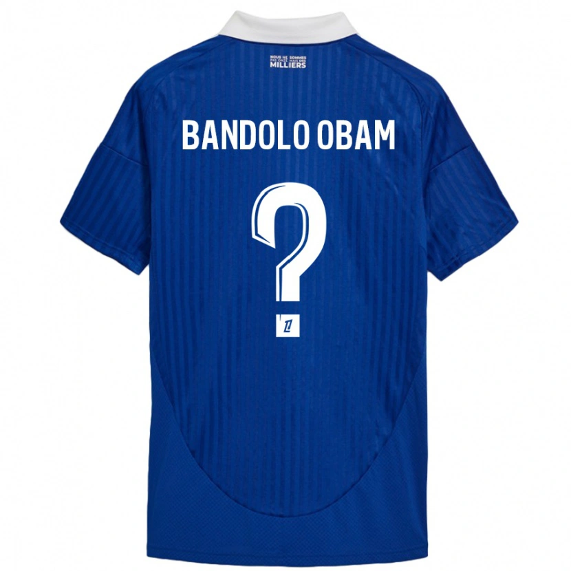 Danxen Niño Camiseta Randy Bandolo Obam #0 Azul Blanco 1ª Equipación 2024/25 La Camisa