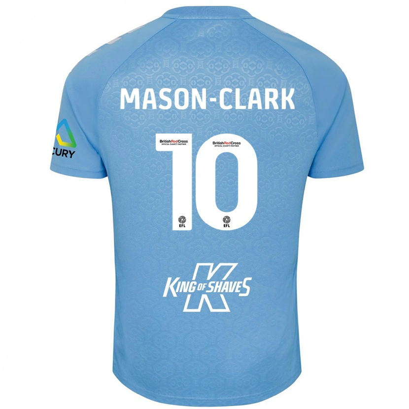 Danxen Niño Camiseta Ephron Mason-Clark #10 Azul Blanco 1ª Equipación 2024/25 La Camisa