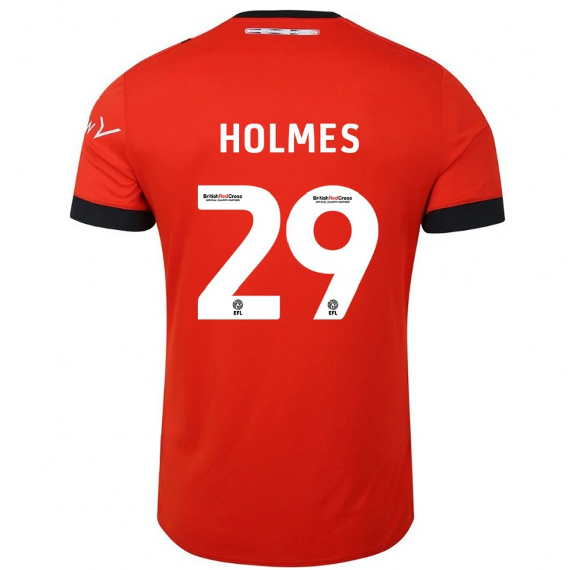 Danxen Niño Camiseta Tom Holmes #29 Naranja Negro 1ª Equipación 2024/25 La Camisa