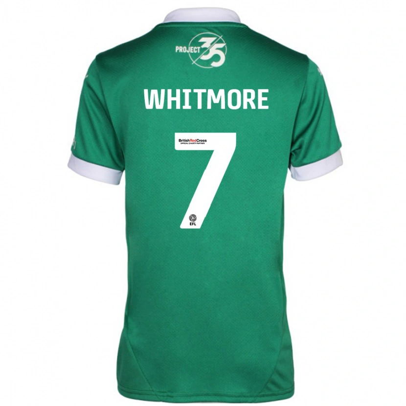 Danxen Niño Camiseta Charlotte Whitmore #7 Verde Blanco 1ª Equipación 2024/25 La Camisa