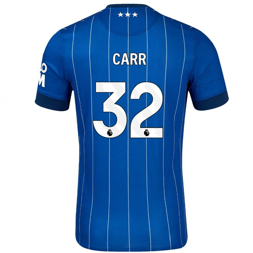 Danxen Niño Camiseta Ryan Carr #32 Azul Marino 1ª Equipación 2024/25 La Camisa