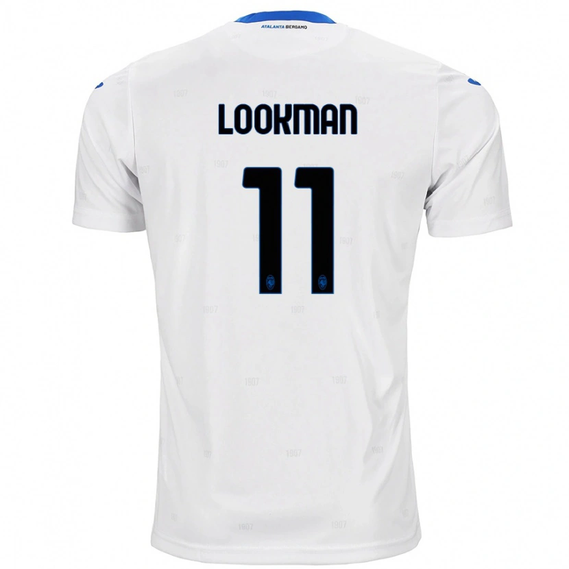 Danxen Niño Camiseta Ademola Lookman #11 Blanco 2ª Equipación 2024/25 La Camisa
