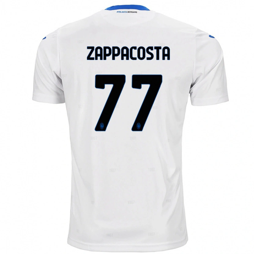 Danxen Niño Camiseta Davide Zappacosta #77 Blanco 2ª Equipación 2024/25 La Camisa