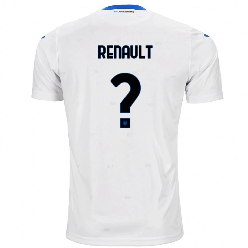 Danxen Niño Camiseta Guillaume Renault #0 Blanco 2ª Equipación 2024/25 La Camisa