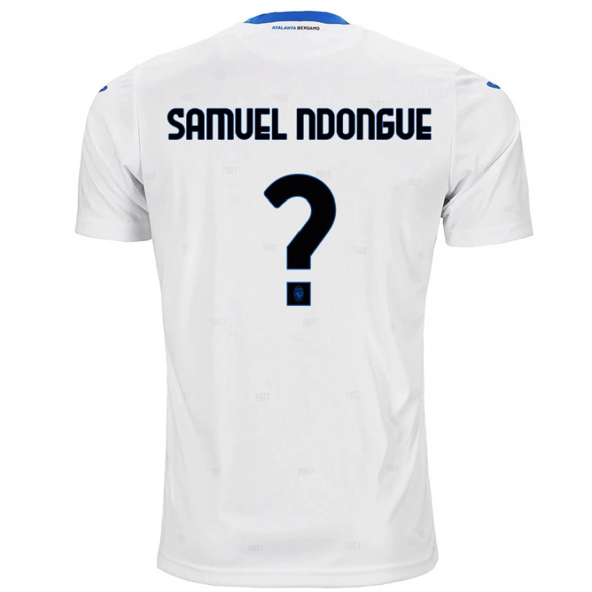 Danxen Niño Camiseta Frederick Samuel Ndongue #0 Blanco 2ª Equipación 2024/25 La Camisa