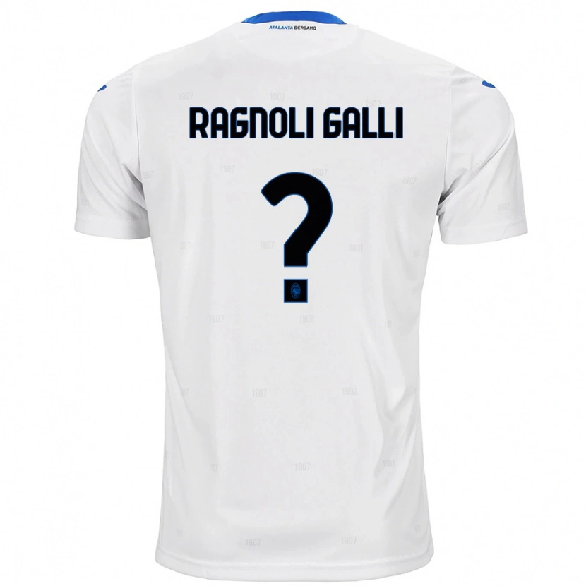 Danxen Niño Camiseta Federico Ragnoli Galli #0 Blanco 2ª Equipación 2024/25 La Camisa