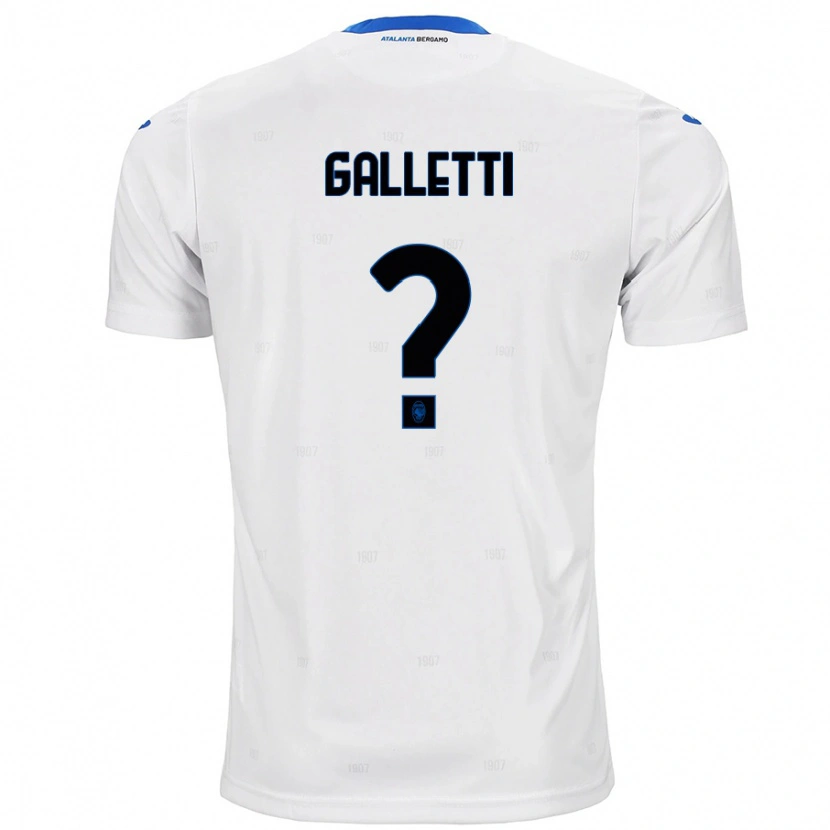 Danxen Niño Camiseta Elia Galletti #0 Blanco 2ª Equipación 2024/25 La Camisa