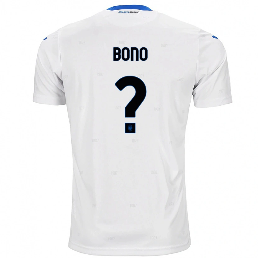 Danxen Niño Camiseta Davide Bono #0 Blanco 2ª Equipación 2024/25 La Camisa