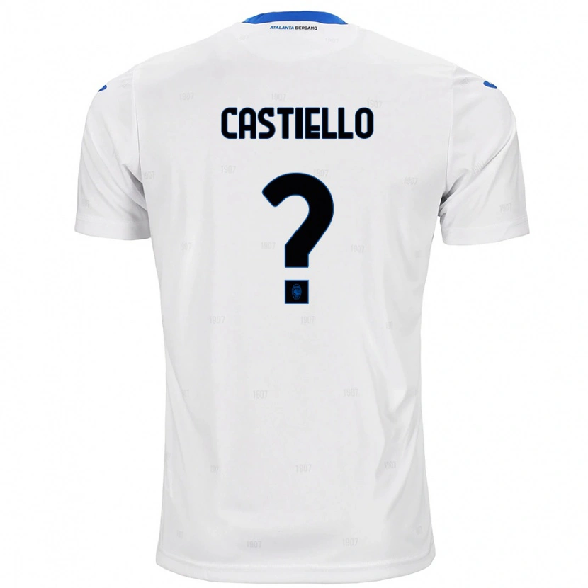 Danxen Niño Camiseta Alex Castiello #0 Blanco 2ª Equipación 2024/25 La Camisa