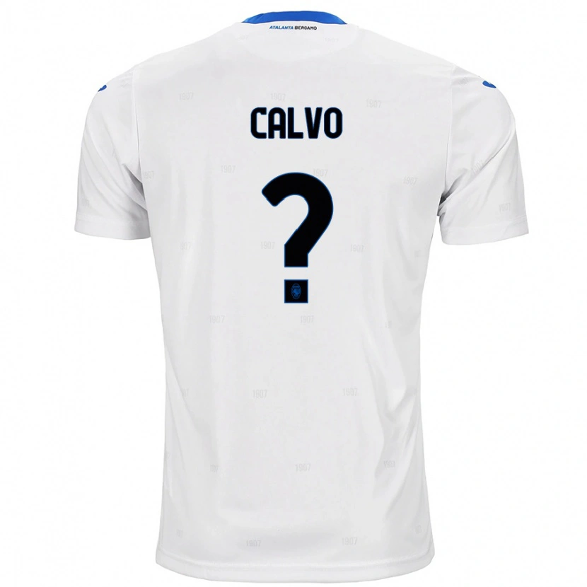 Danxen Niño Camiseta Filippo Calvo #0 Blanco 2ª Equipación 2024/25 La Camisa