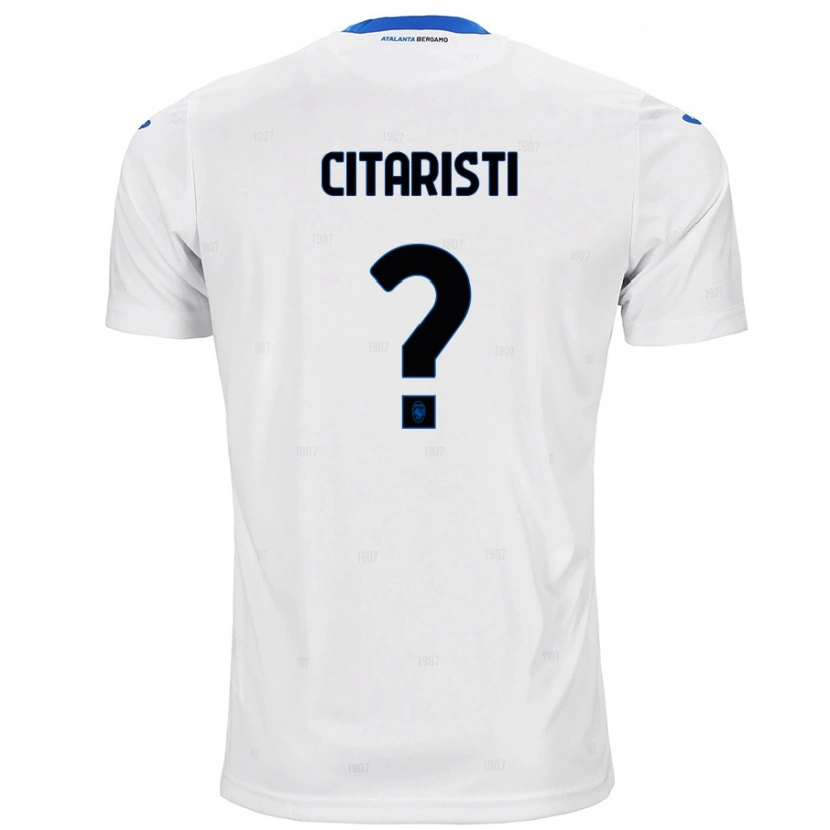 Danxen Niño Camiseta Christian Citaristi #0 Blanco 2ª Equipación 2024/25 La Camisa