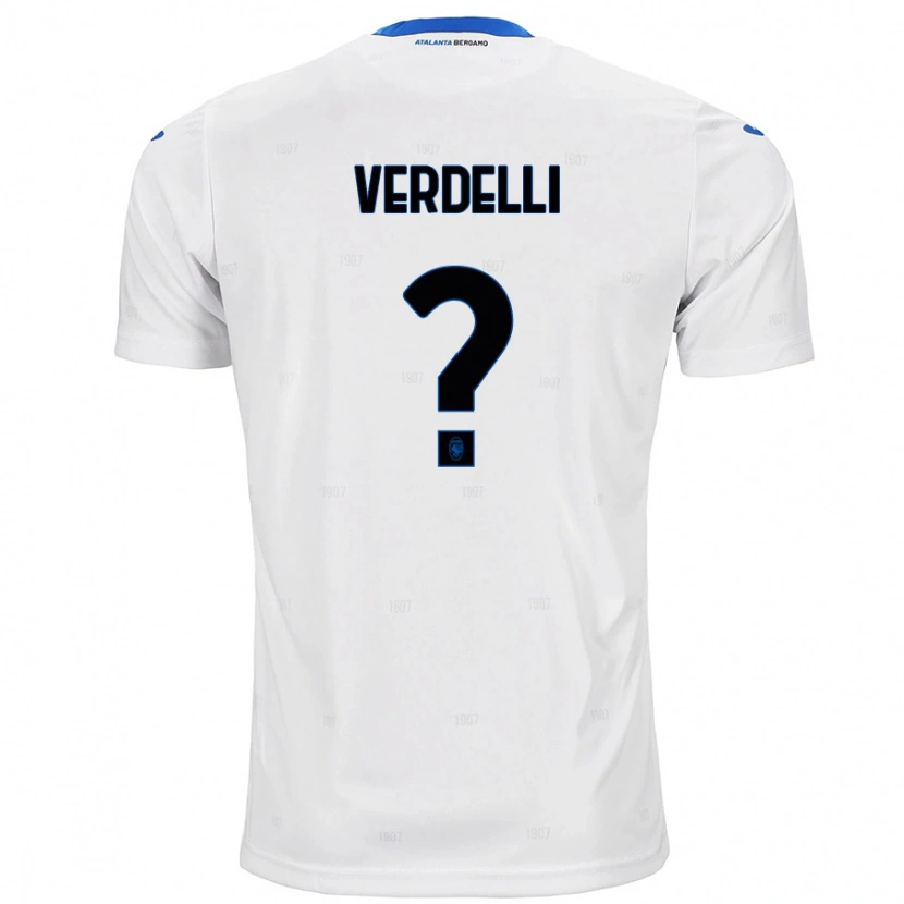 Danxen Niño Camiseta Davide Verdelli #0 Blanco 2ª Equipación 2024/25 La Camisa
