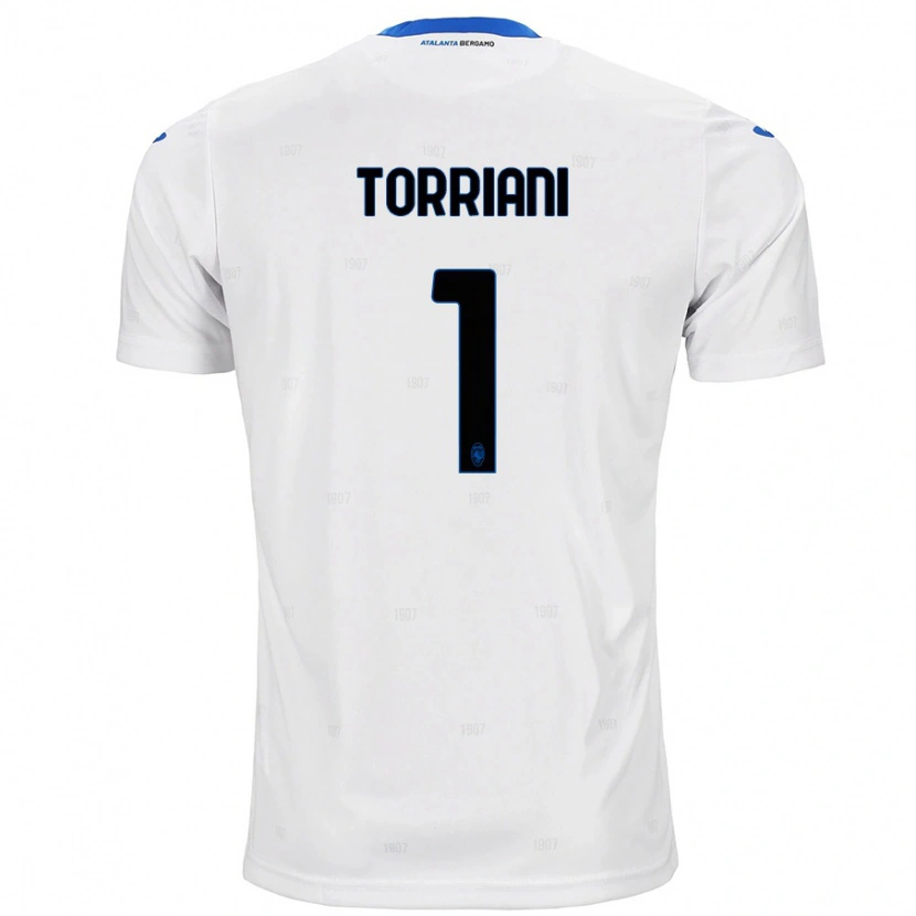 Danxen Niño Camiseta Andrea Torriani #1 Blanco 2ª Equipación 2024/25 La Camisa