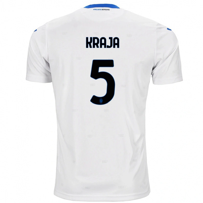 Danxen Niño Camiseta Erdis Kraja #5 Blanco 2ª Equipación 2024/25 La Camisa
