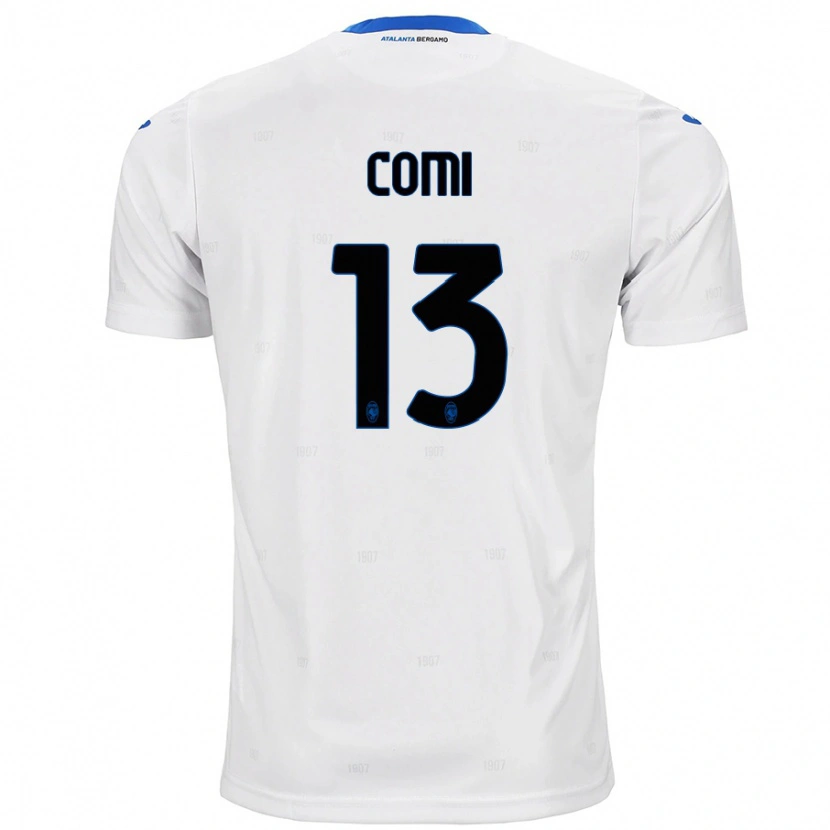 Danxen Niño Camiseta Pietro Comi #13 Blanco 2ª Equipación 2024/25 La Camisa