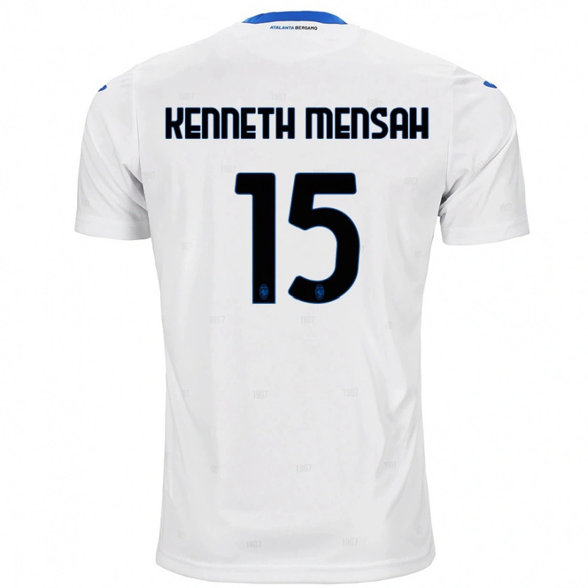Danxen Niño Camiseta Anthony Kenneth Mensah #15 Blanco 2ª Equipación 2024/25 La Camisa