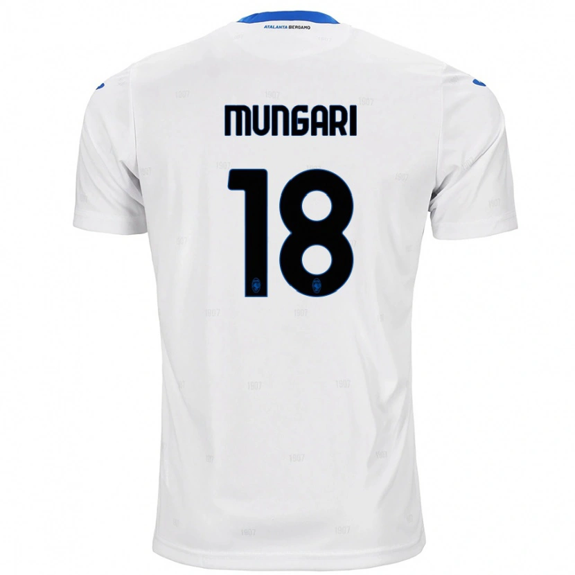 Danxen Niño Camiseta Giuseppe Mungari #18 Blanco 2ª Equipación 2024/25 La Camisa