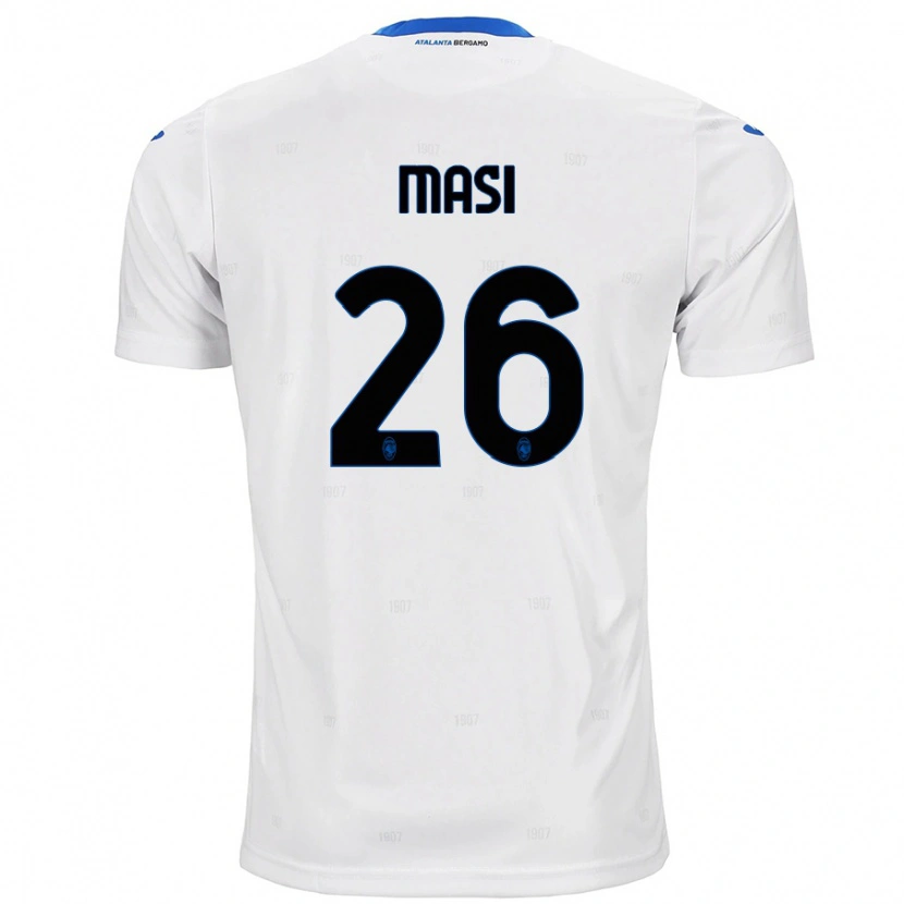 Danxen Niño Camiseta Alberto Masi #26 Blanco 2ª Equipación 2024/25 La Camisa