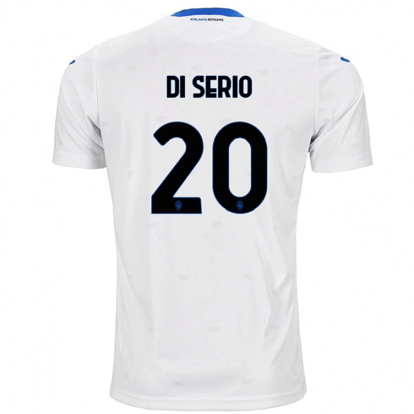Danxen Niño Camiseta Giuseppe Di Serio #20 Blanco 2ª Equipación 2024/25 La Camisa